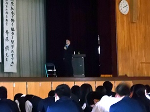 (写真1)高校講座 吉井高等学校