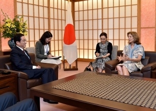 ケネディ駐日米国大使による岸田外務大臣表敬2