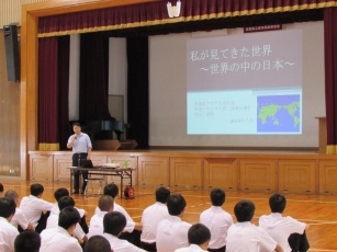 (写真1)高校講座 唐津西高等学校