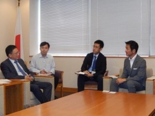 ミン・ベトナム科学技術院院長による小田原外務大臣政務官表敬2