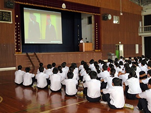 (写真1)高校講座 佐世保南高等学校