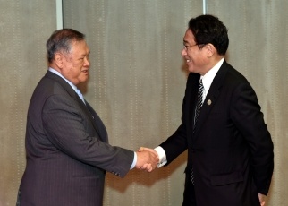 日・ブルネイ外相会談1