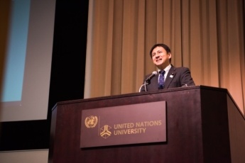 武井外務大臣政務官の日本UNEPフォーラム2016出席1