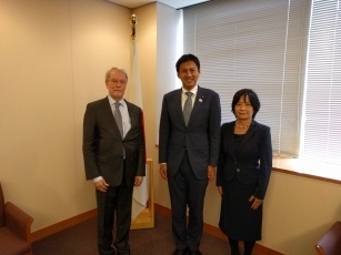 ハルコネン・フィンランド北極担当大使による武井外務大臣政務官表敬1