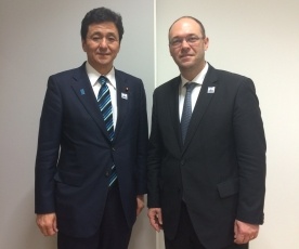 岸外務副大臣とシュティール・クロアチア副首相兼外務・欧州問題相との会談1
