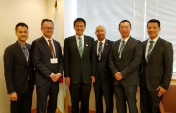 武井外務大臣政務官表敬