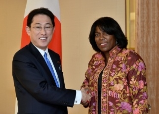 カズン国連世界食糧計画事務局長による岸田外務大臣表敬1