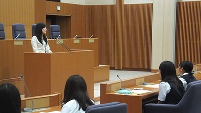 （写真3）慶應義塾女子高等学校の皆さん