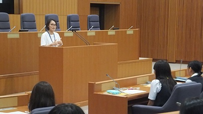 （写真2）慶應義塾女子高等学校の皆さん