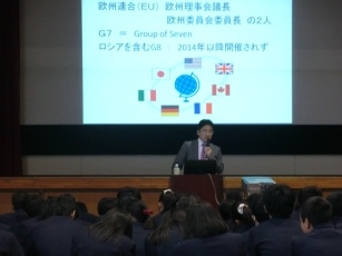 (高校講座 登美ヶ丘高等学校 写真1)