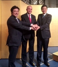 岸外務副大臣レセプション出席1