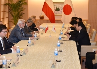 日・ポーランド外相会談2
