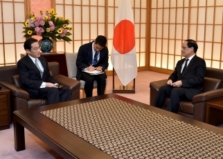 ミンASEAN事務総長と岸田外務大臣の会談2