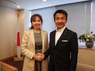 パルマー生物多様性条約(CBD)事務局長による小田原外務大臣政務官表敬