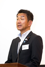 (写真1)小田原政務官による挨拶(写真提供:JICA)