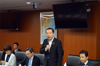 (写真1)藤井国土交通大臣政務官による冒頭挨拶