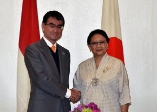 日・インドネシア外相会談1
