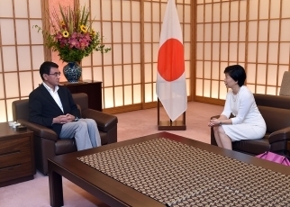 中満国連事務次長・軍縮担当上級代表による河野外務大臣表敬2
