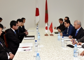 写真2:日・モロッコ外相会談の様子