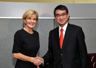日豪外相会談1