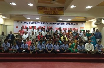 インド視覚障がい者協会の訪問