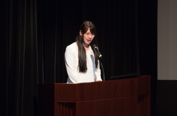 (写真6)優秀賞を受賞した高橋亜紗美さん