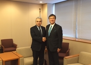 堀井巌外務大臣政務官とビロル国際エネルギー機関事務局長との会談1