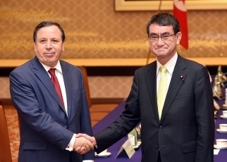 日・チュニジア外相会談1
