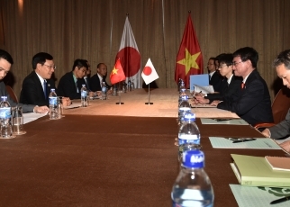 写真2:日・ベトナム外相会談の様子