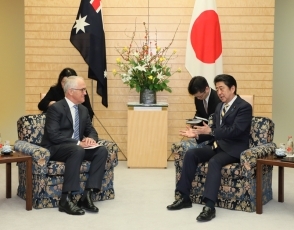 日豪首脳会談<br>(写真提供:内閣広報室)