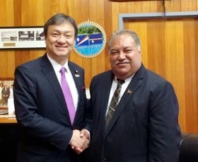 ワンガ大統領との会談