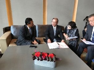 ジャベリー・チーク農業・農業関連産業大臣との会談