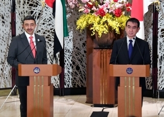 日・アラブ首長国連邦外相会談及びワーキングディナー(会見)