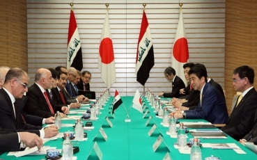 写真2:日・イラク首脳会談