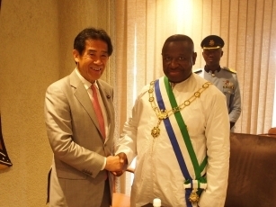 ビオ大統領への表敬