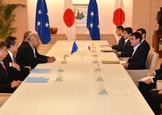日・ミクロネシア外相会談3