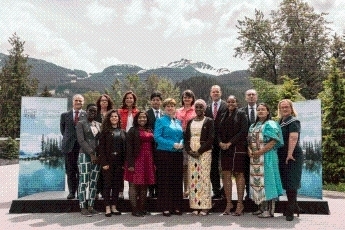 G7ウィスラー開発大臣会合(思春期少女との会合)