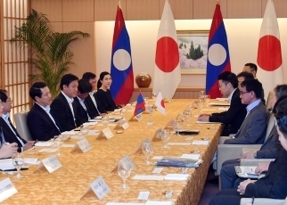 日・ラオス外相会談2