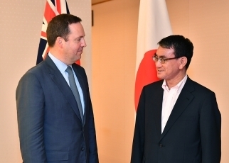 河野外務大臣とチオボー・オーストラリア貿易・観光・投資大臣との会談2