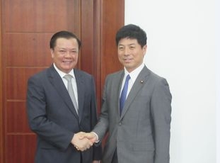 ズン財政大臣との会談