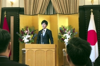 鈴木外務大臣政務官の「ベトナム共産党幹部訪日団歓迎レセプション」出席1