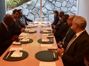 山田外務大臣政務官主催アフリカ諸国国連常駐代表による昼食会