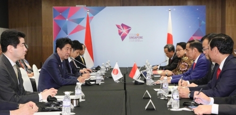 日・インドネシア首脳会談<br>(写真提供:内閣広報室)