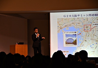（写真1）高校講座の様子（私立梅花高等学校）