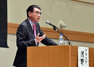 河野外務大臣の東北大学SDGsシンポジウムへの出席