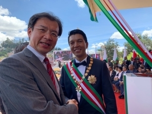 ラジョリナ新大統領就任式典