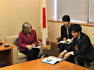 (写真2)社会正義と平等の実現のために,引き続き緊密に協力していきたい旨の発言がありました