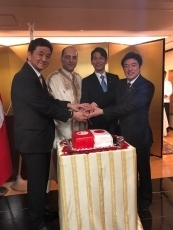 チュニジア共和国独立63周年記念レセプションに出席する山田外務大臣政務官