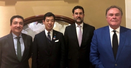 辻外務大臣政務官と駐日ペルー大使，駐日パラグアイ大使及び駐日ブラジル大使との昼食会