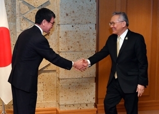 日・タイ外相会談(昼食会)1